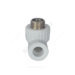 Тройник PP-R комбинированный белый Дн 25х3/4" НР VALFEX 10128025