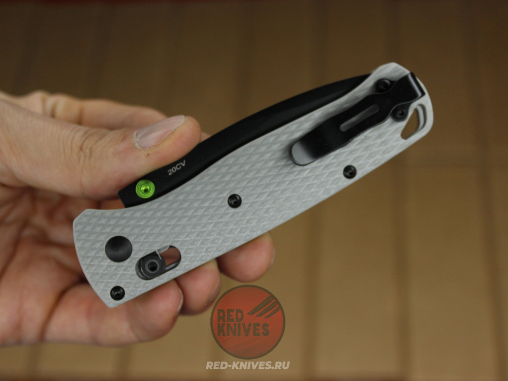 Нож Benchmade 535 G10 - серая рук., черн. клинок 535G10GRBK