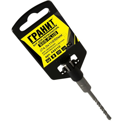 Бур ГРАНИТ SDS+ Quadro-X 4,0*110