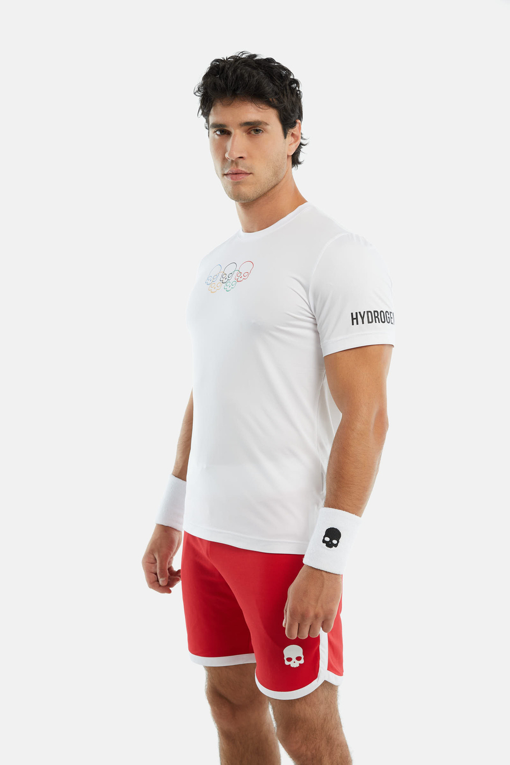 Мужская футболка HYDROGEN OLYMPIC SKULL TECH T-SHIRT (T00822-001)