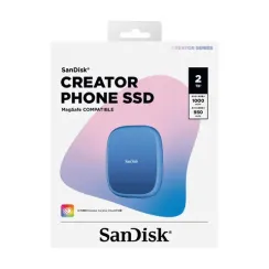 Внешний жесткий диск SanDisk Creator Phone SSD 2TB MagSafe синий
