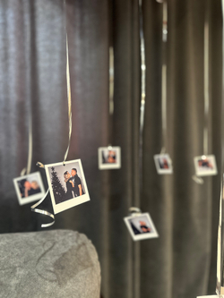 Воздушные шары сердца с фото под потолок №2619