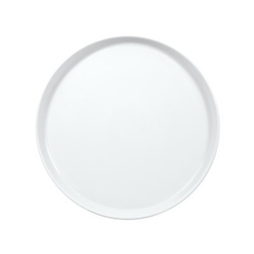 GBSBLB25DU00 Тарелка Круглая Борт Вертикальный D=25 См., Плоская, Фарфор Молочно-Белый , Bilbao
