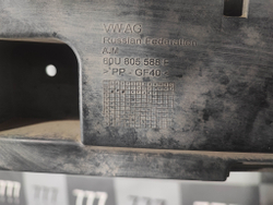 Панель передняя Rapid 2, Polo 6 20-нв Б/У Оригинал 60U805588E