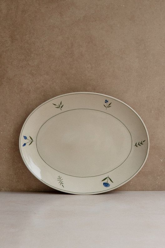 Тарелка для завтрака Цветы / Tanya Makarenko