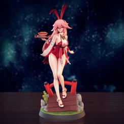 Yae Miko bunny - Genshin Impact