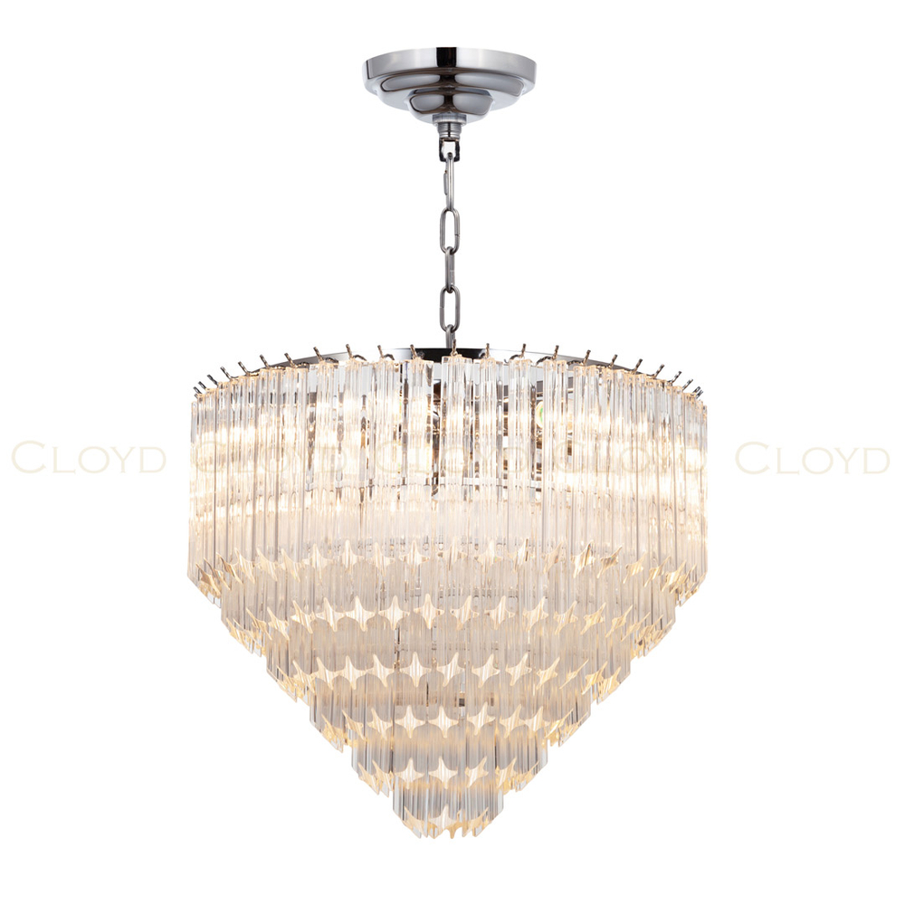 Люстра Cloyd ORATORIA-A C8 / Ø53 см - хром (арт.10504)