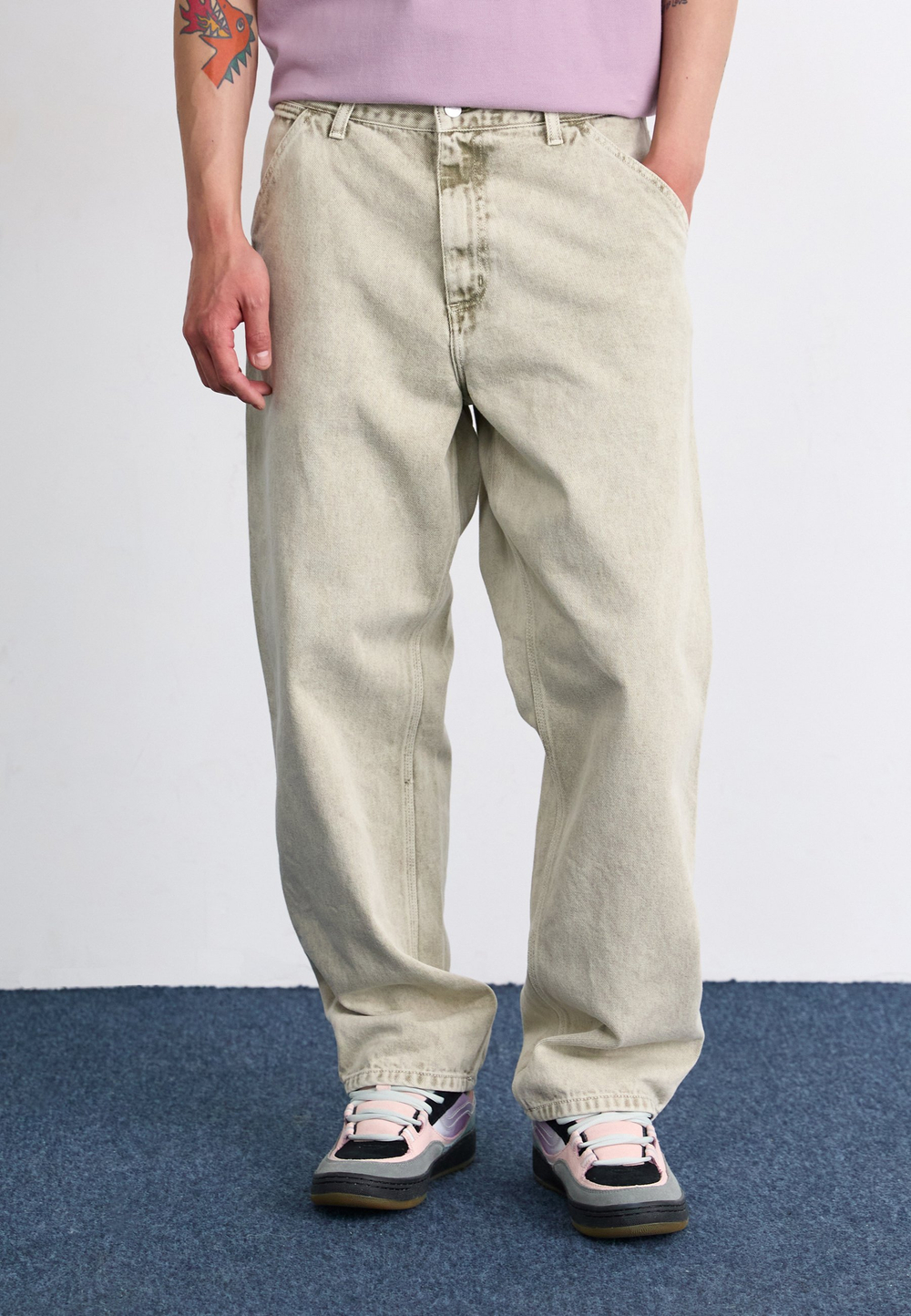 Carhartt WIP SMITHFIELD  - Джинсы свободного покроя - Зелёный