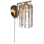 Citilux AXIS CL313413 Бра хрустальное с выключателем Бронза
