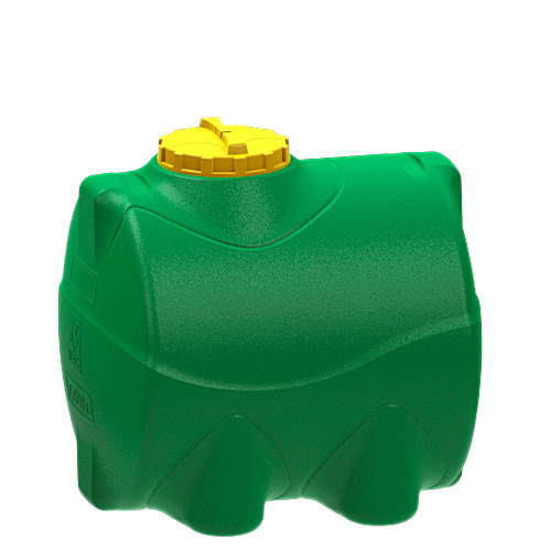 Емкость Пласт Инжиниринг цилиндрическая 500 л. горизонтальный (1100x850x872см;зеленый) - арт.560106