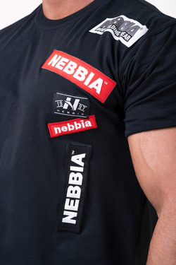 Мужская футболка Nebbia Labels T-shirt 171 black