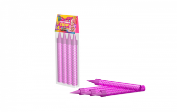 Свеча-фонтан для торта TS12-30 Розовый (12 см)