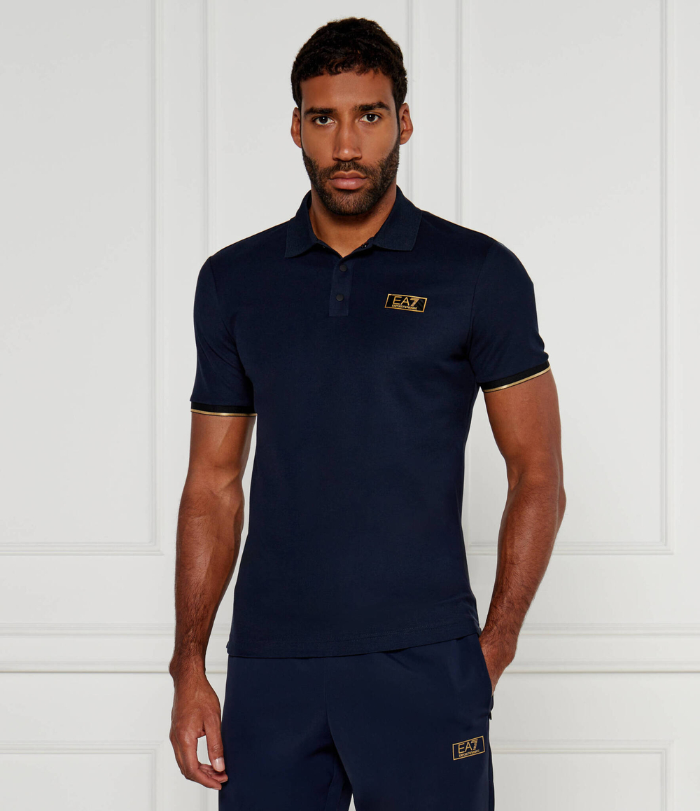 Поло EA7 - темно-синий(7M000022 AF10342)