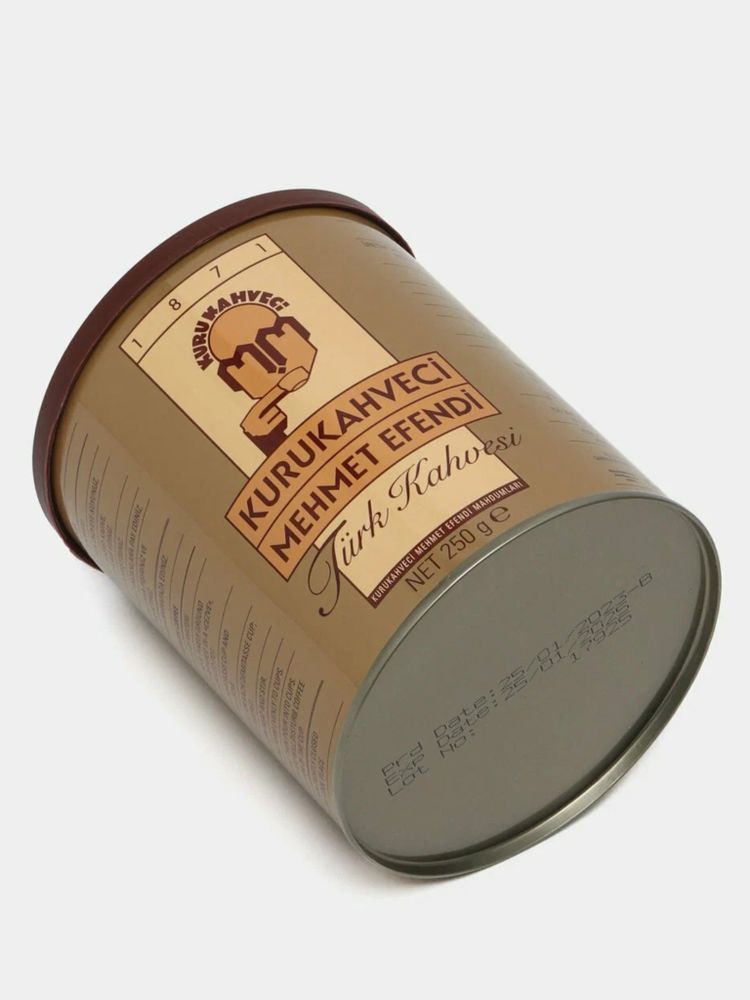 Кофе молотый Kurukahveci Mehmet Efendi банка 250 г 12 шт
