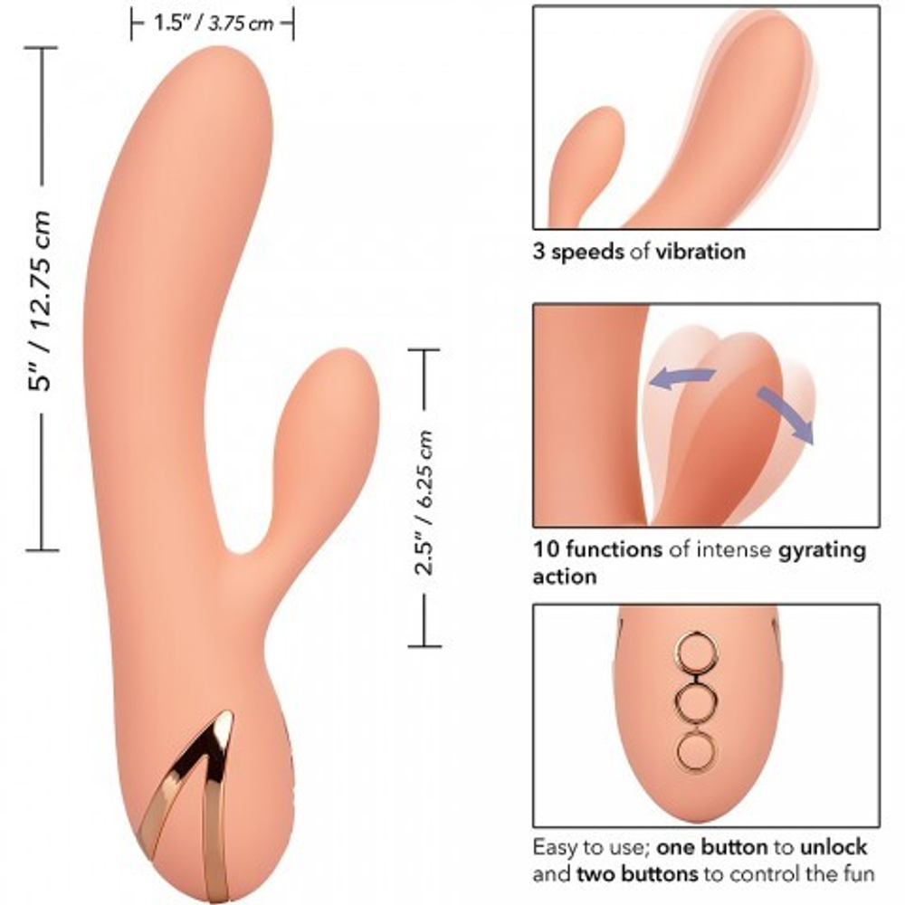 Вибромассажер-кролик CalExotics California Dreaming Monterey Magic (12.75 x 3.75 см)