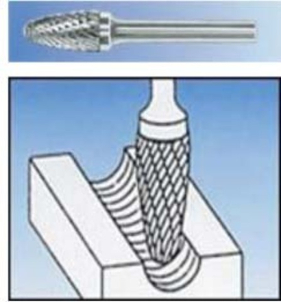 Бор-фреза SF-5M гиперболическая с радиусным торцом ( тип F) 23378