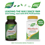 Nature's Way, рибофлавин, витамин В2, 400 мг, 30 таблеток