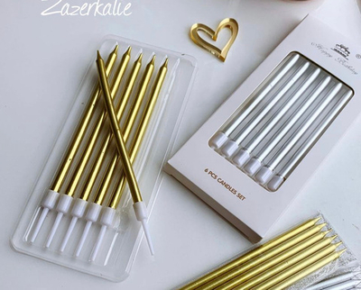 Свечи длинные в картонной упаковке