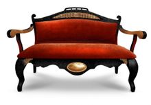 Диван Dragon  граб (Dragon красный,54 Velvet-Lux,Ткань Vilvet Lux)