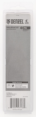 Набор бит, PH2x150 мм, 5 шт. Denzel