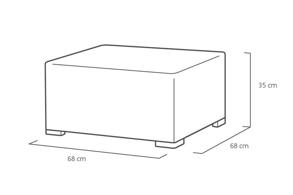 Комплект мебели California 3 Seater Set, капучино