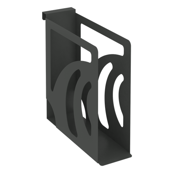 Навесной лоток для папок узкий MAN-11.T-30 Металл Антрацит 80*273*250