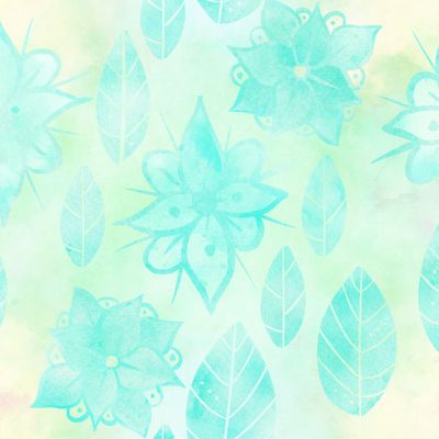 Нежный акварельный цветочный рисунок