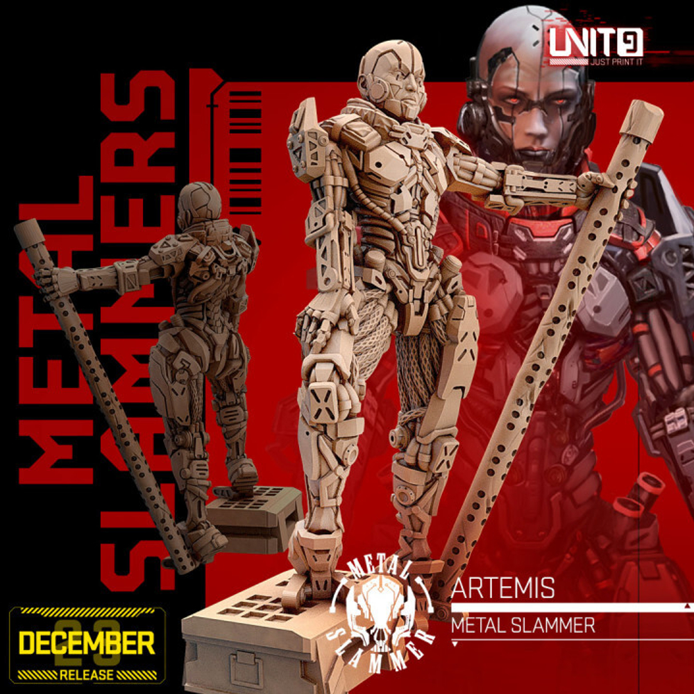 Мальстрём Cyberpunk - Aspect - Metal Slammers gang member Миниатюры 32-56-75mm