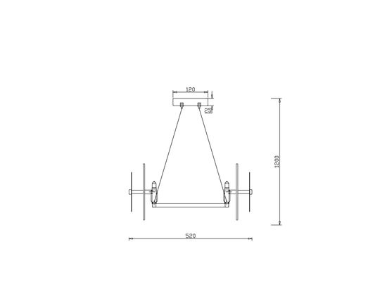 Подвесной светильник Freya FR5172PL-06BS