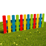 Забор уличный из экопластика Околица, секция 1490х600 мм