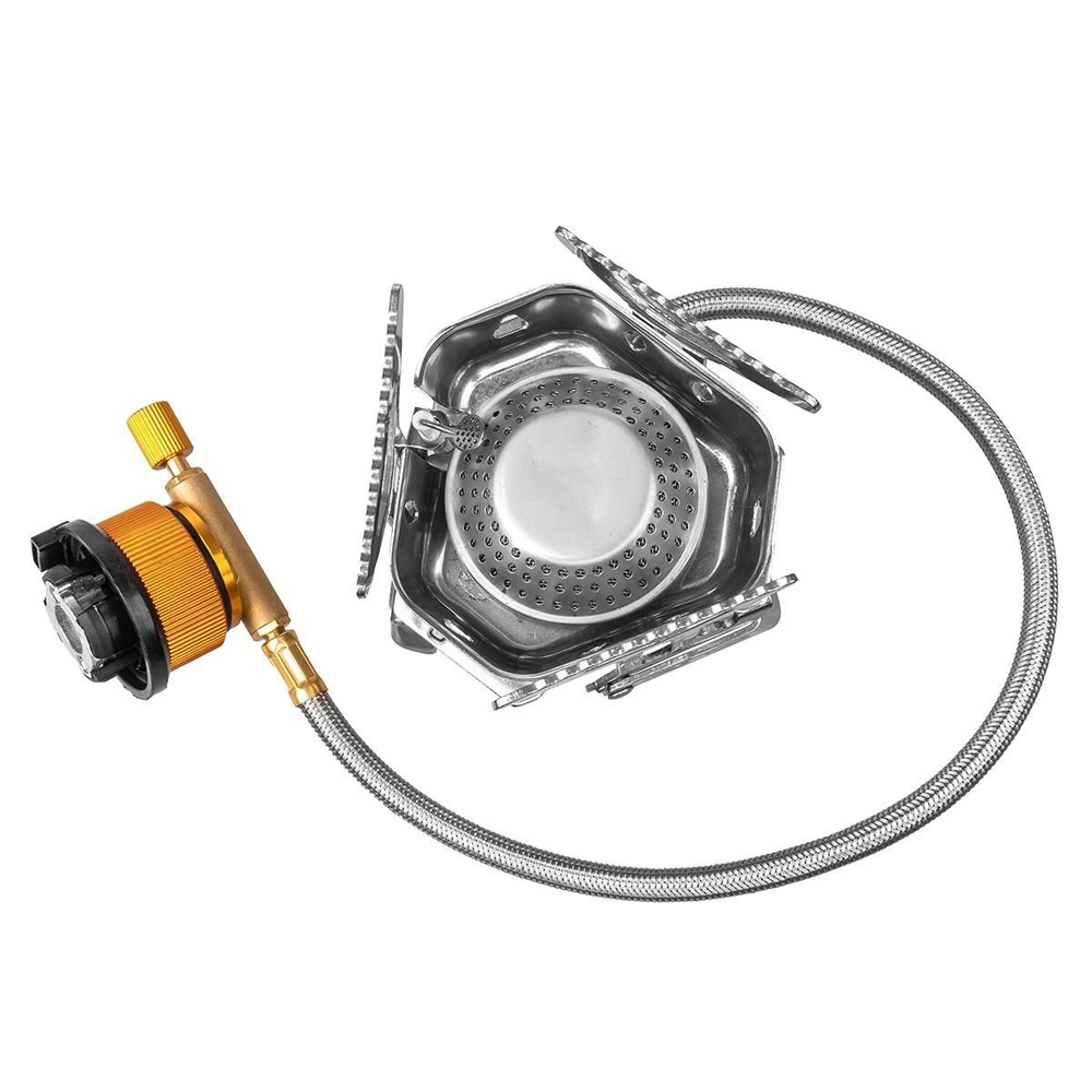 Плита туристическая мини со шлангом HS-IW-HT002