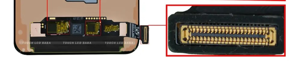 OnePlus 10 Pro 5G (NE2215) FPC коннектор дисплея (на шлейфе) (ORIG)