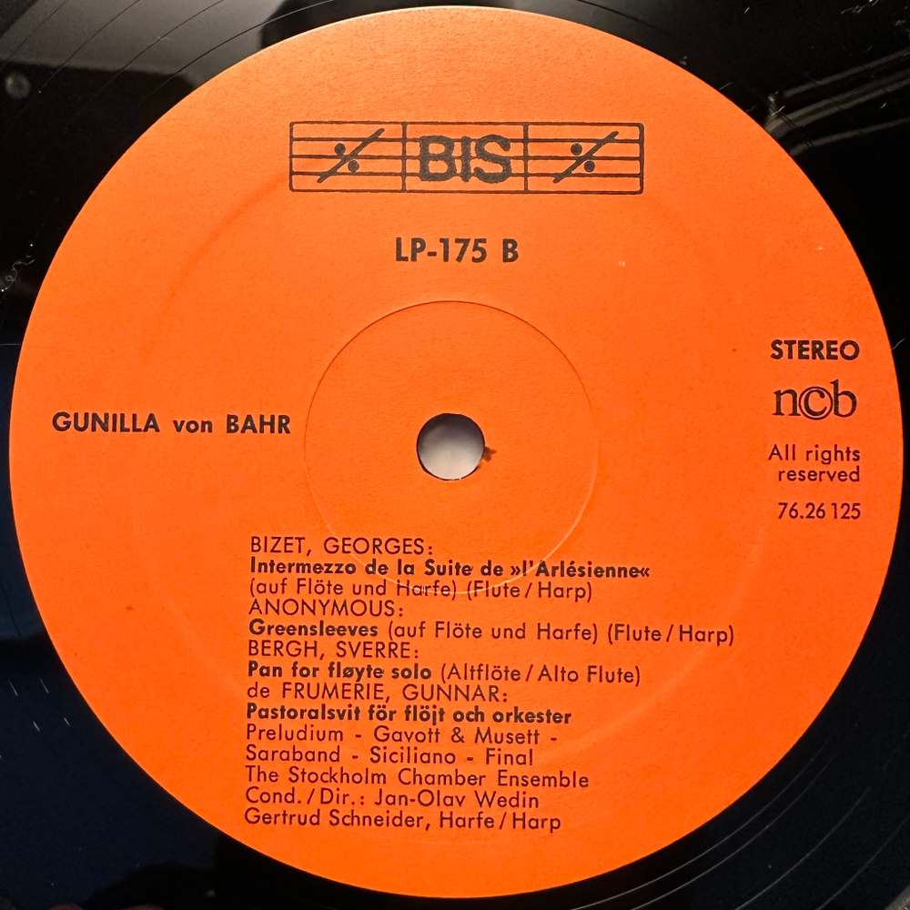 Gunilla von Bahr - Солнечная флейта 3 (Швеция 1983г.)