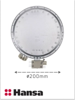 Нагревательный элемент 180/120S 1700W 8001834 (8512116) Hansa