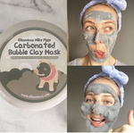 Elizavecca. Глубоко очищающая кислородная маска для сужения пор на лице Milky Piggy Carbonated Bubble Clay Mask