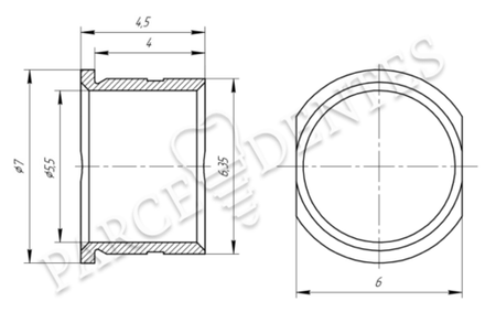 Втулка для хирургического шаблона MIS