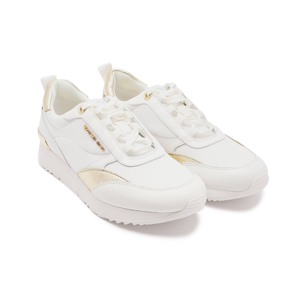 кожаные кроссовки allie stride Michael Kors - белый(43T2ALFS1D)