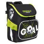 Ранец GRIZZLY эргономичная спинка, светящийся, для мальчиков, "GOAL", 35х26х16 см, RAl-295-1/1