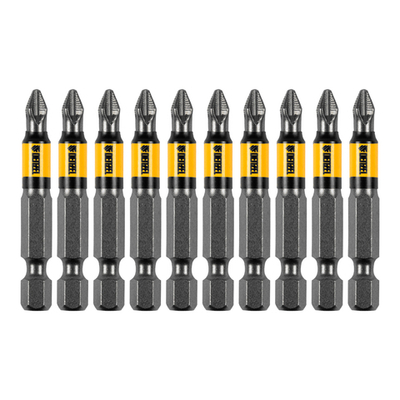 Бита PH2х50, сталь S2, цилиндр., 10 шт. Е 6,3 Denzel