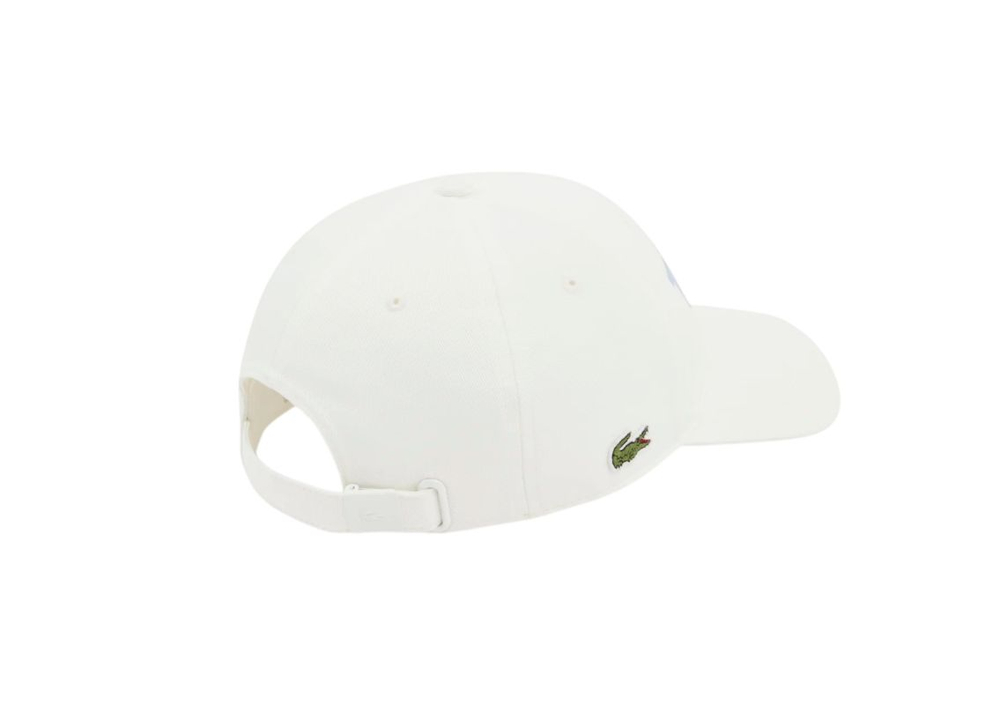 Теннисная кепка Lacoste Embroidered Cotton Twill - flour/aphylla