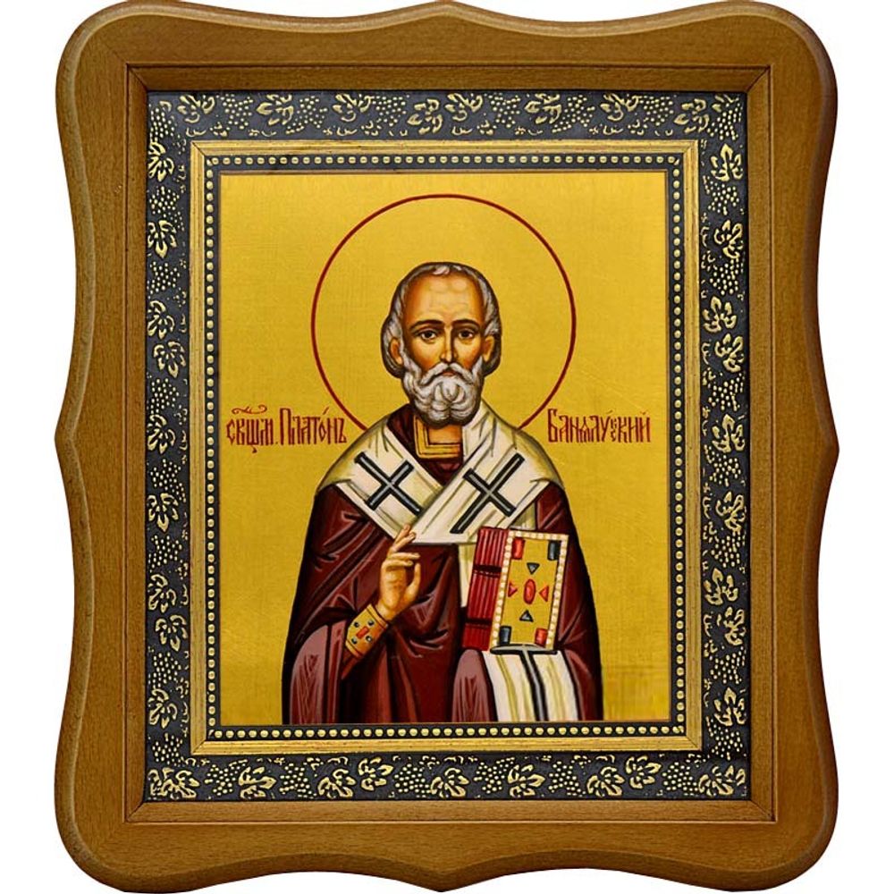 Платон Йованович, Банялукский, епископ, священномученик. Икона на холсте.