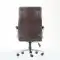 Кресло Barneo K-303 для руководителя коричневая кожа, газлифт 3кл, PU-R57