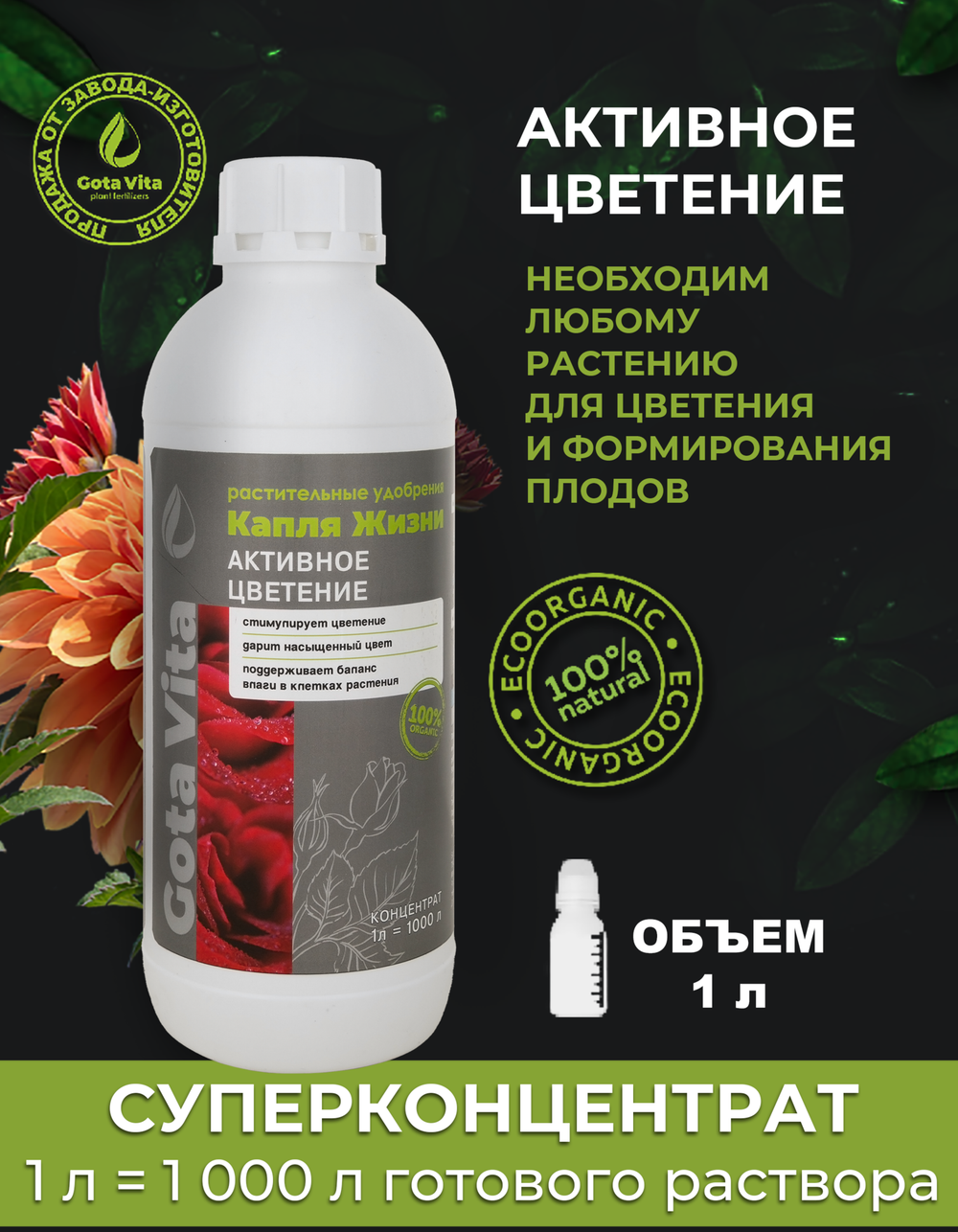 Активное цветение