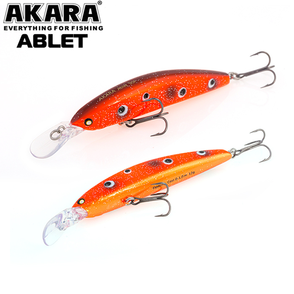 Воблер Akara Ablet 90F 12гр. (3/7 oz 3,5 in) A173
