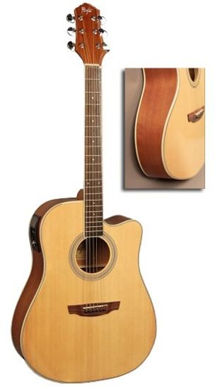 Гитара электроакустическая FLIGHT AD-200 CEQ NA