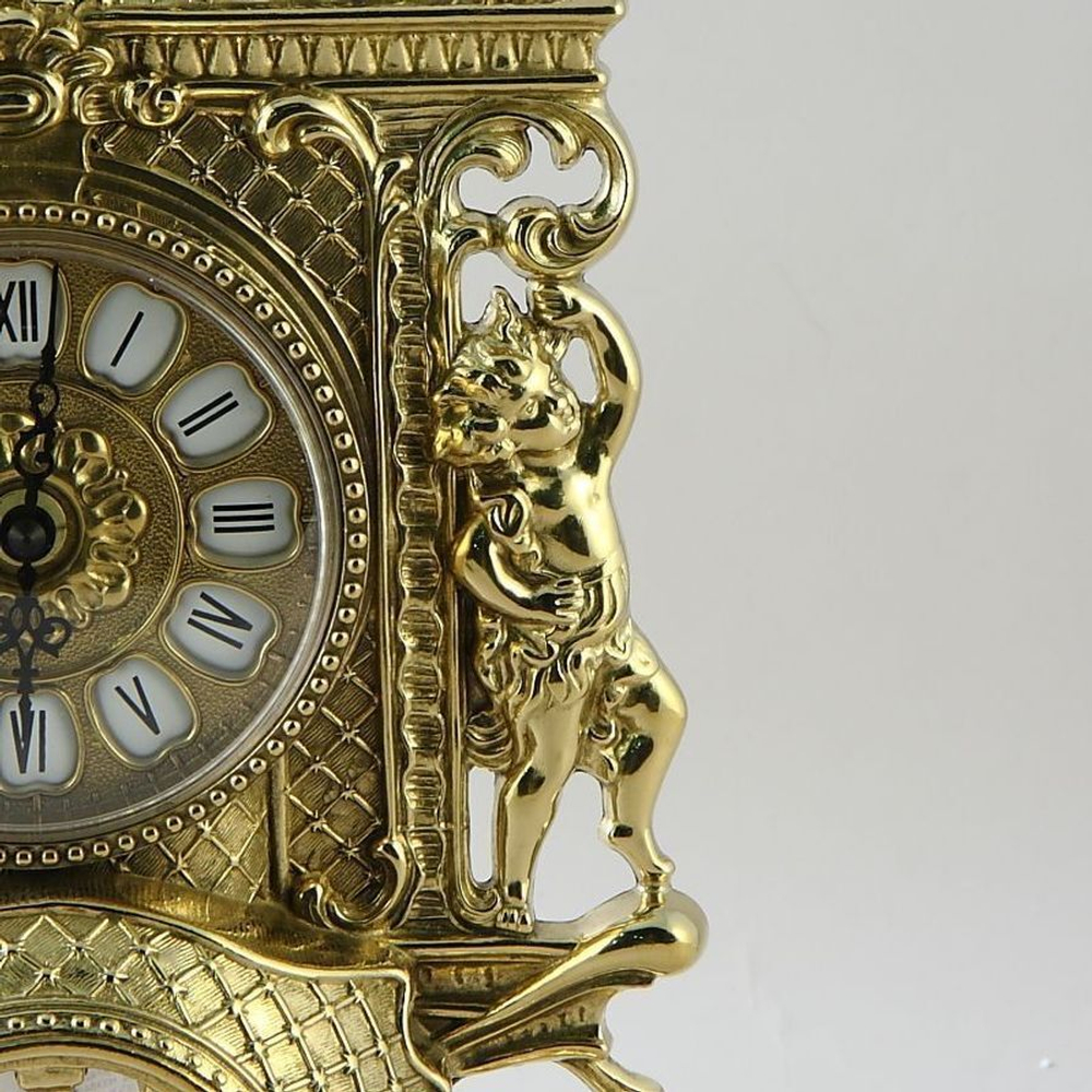 Часы каминные 'Корабль' настольные, плоские (без задней стенки)