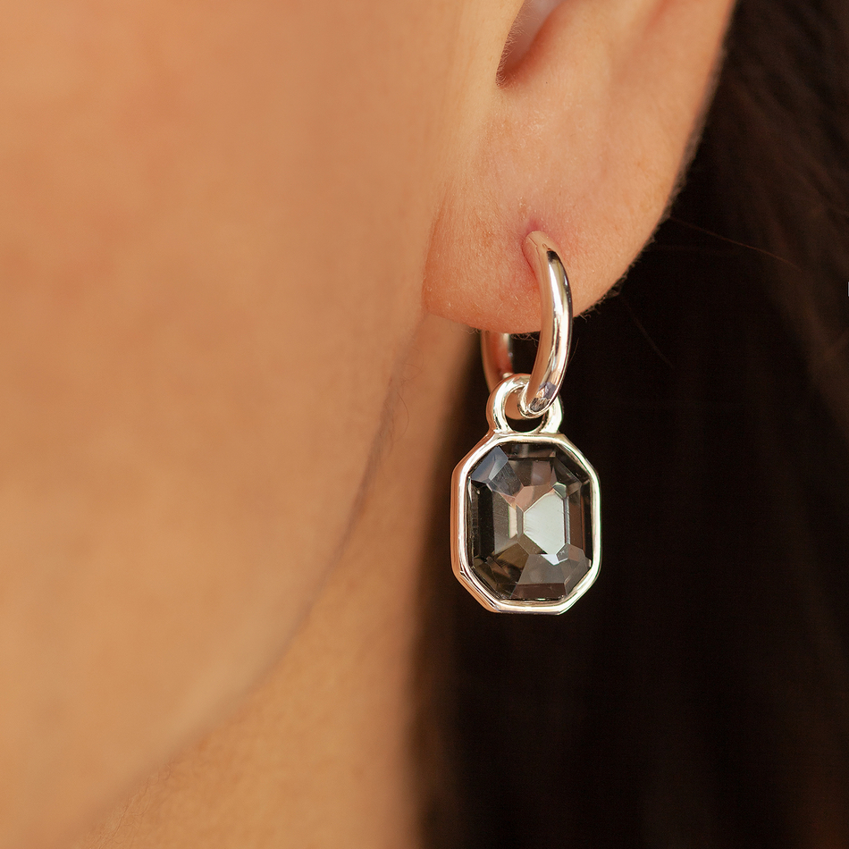 Серьги Fiore Luna Silver Night LE6108 S