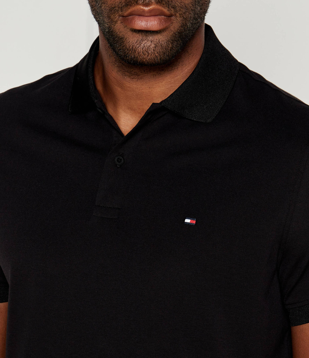 Поло Tommy Hilfiger - черный(MW0MW37309)