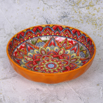 Салатник керамический «Марракеш» оранж 26*7,5см