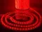 Дюралайт светодиодный 2-х проводной, диаметр 13 мм., 24В, красные LED лампы 36 шт на 1 м., бухта 100 м., статика, Teamprof (TPF-DL-2WH-100-24-R)